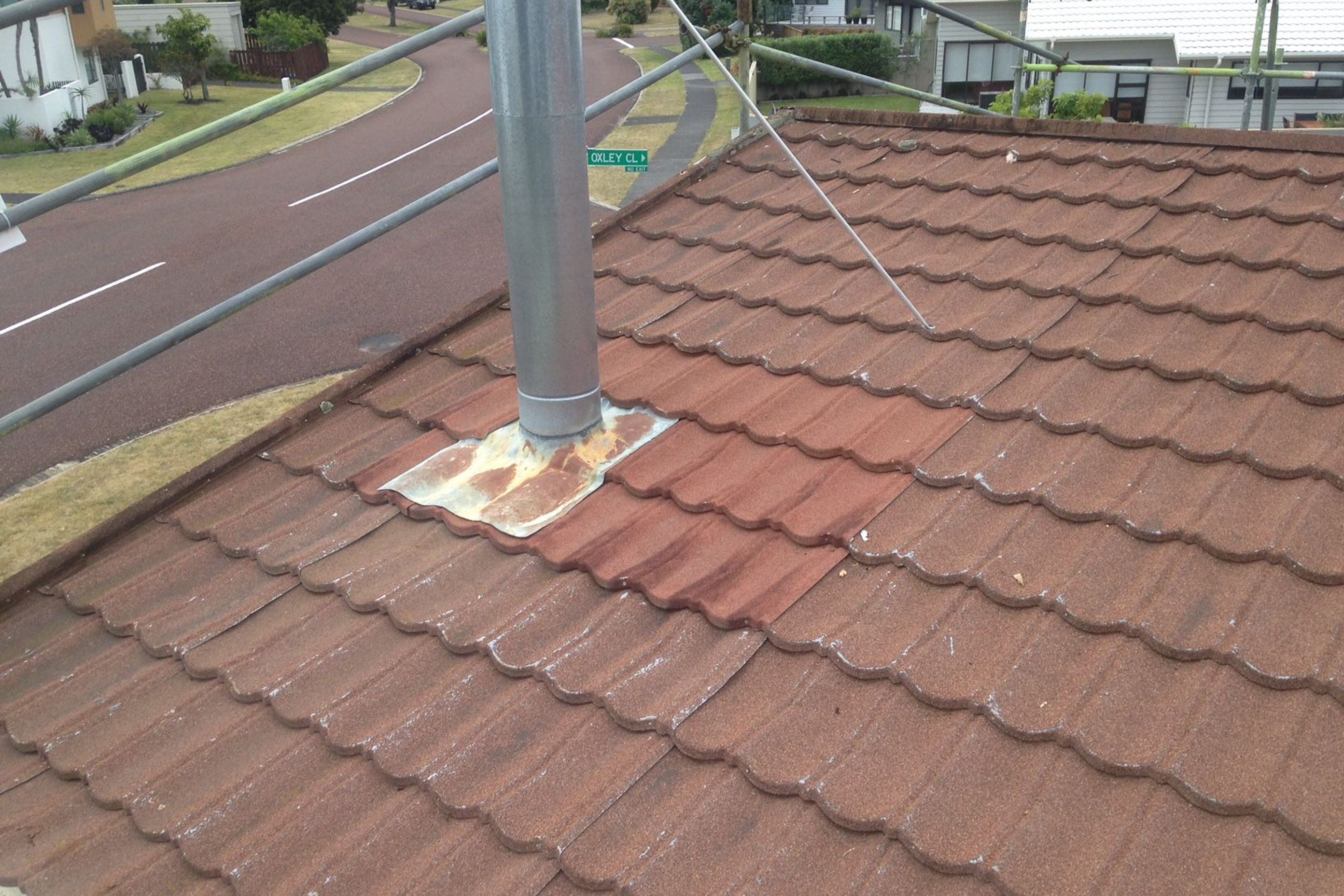 Flashing deteriation is a major cause of leaks