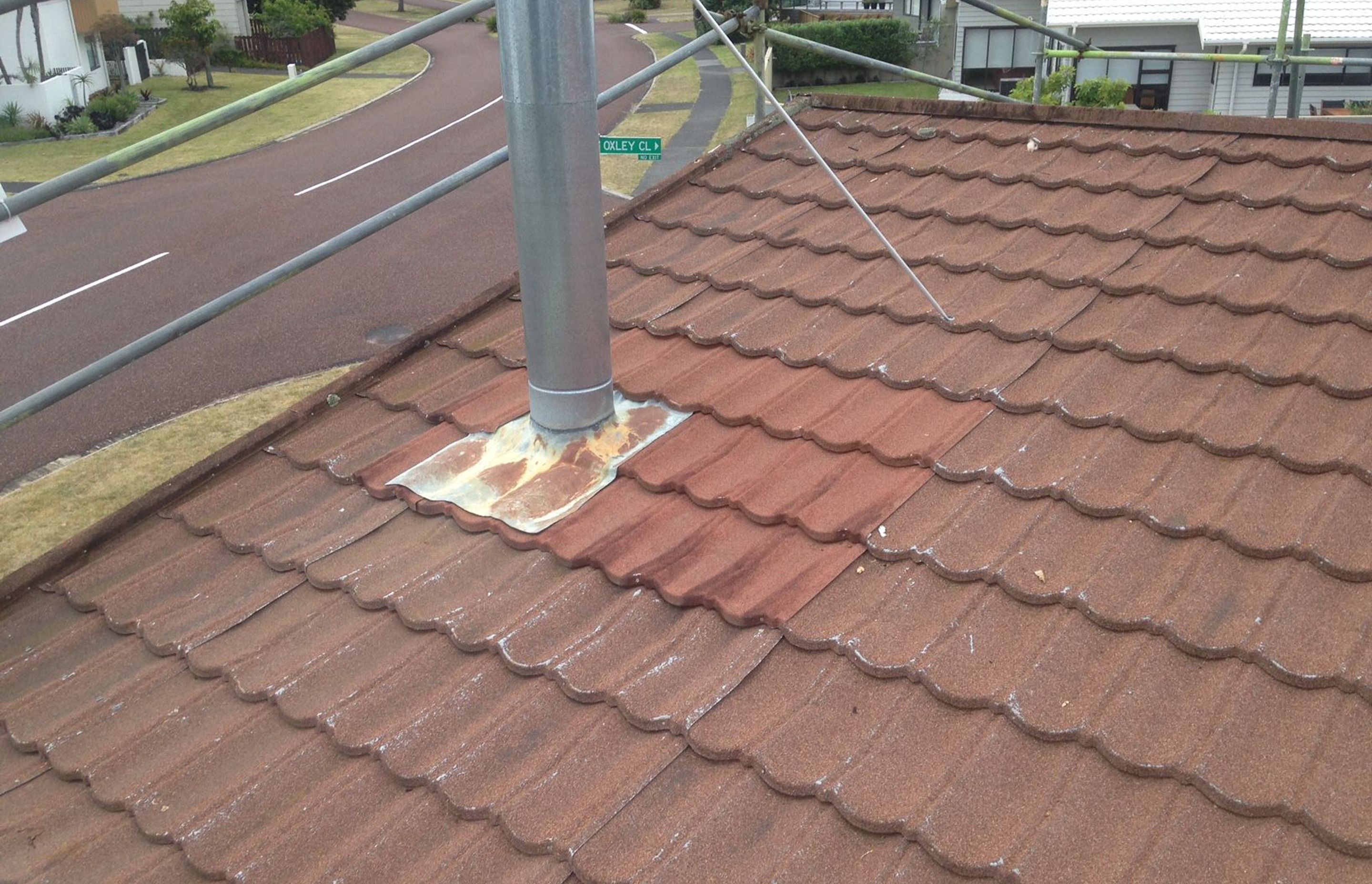 Flashing deteriation is a major cause of leaks