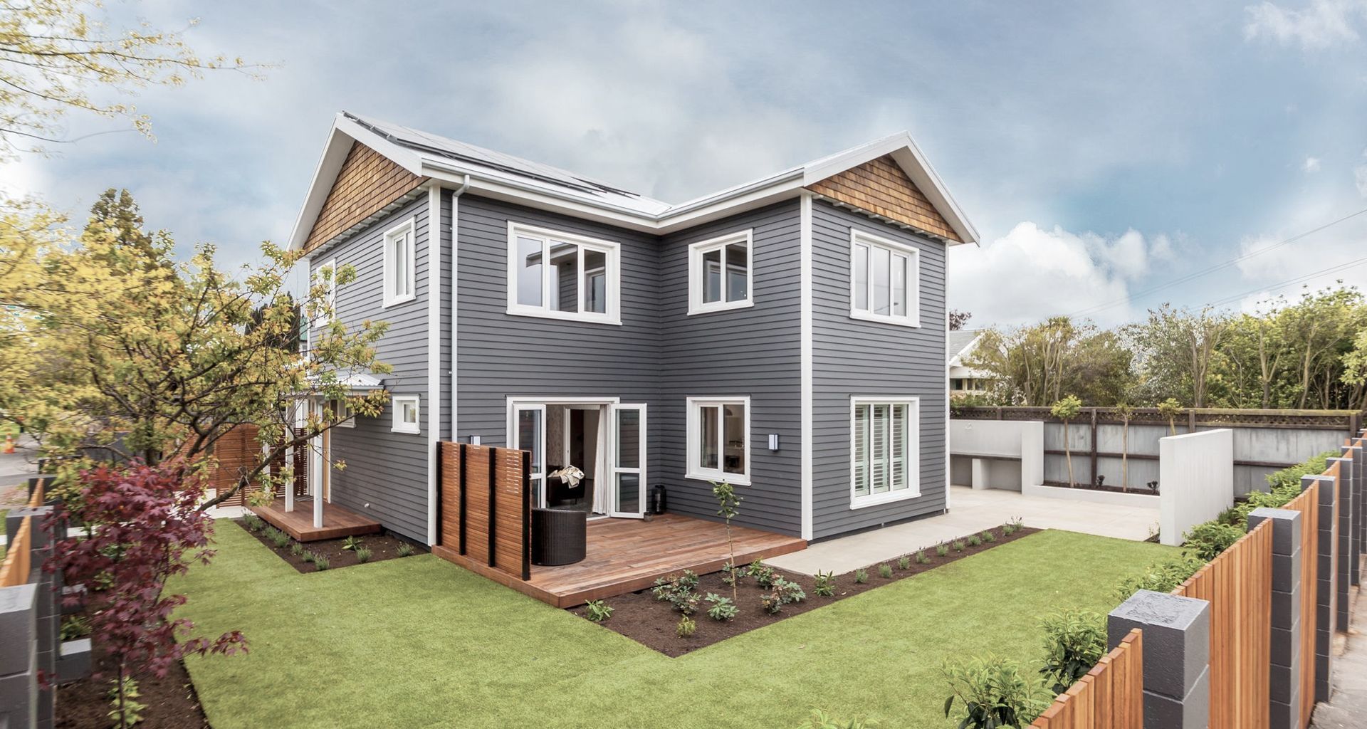 A very traditional home that is also a Certified Passive House.