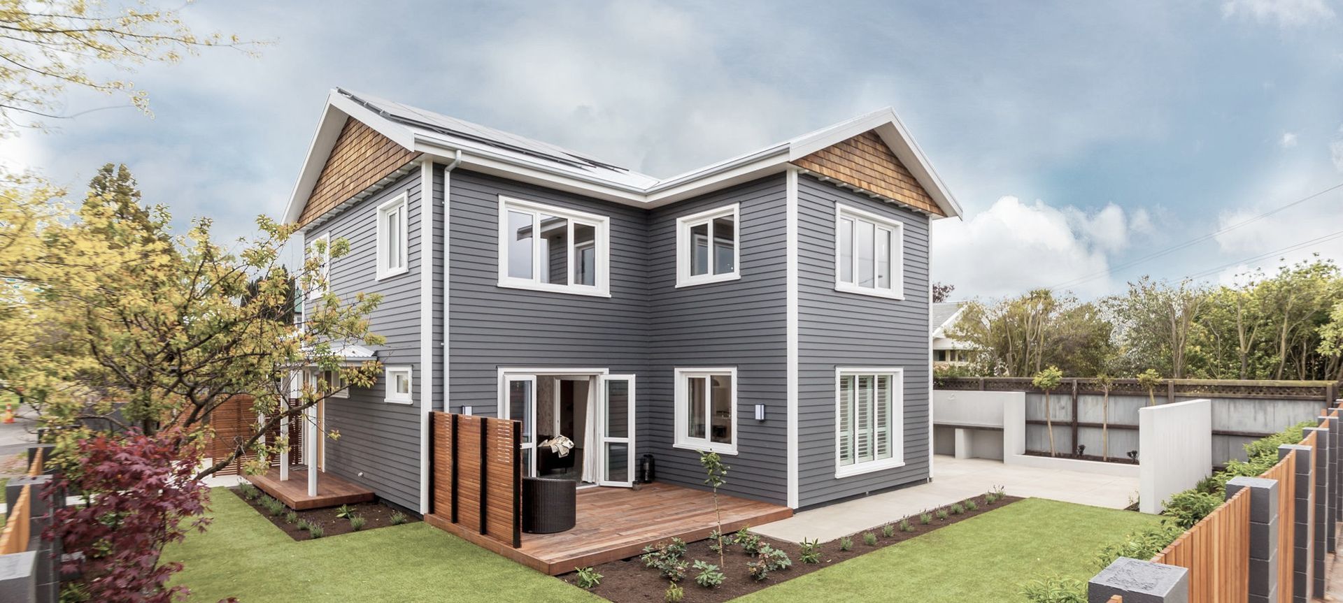 A very traditional home that is also a Certified Passive House.