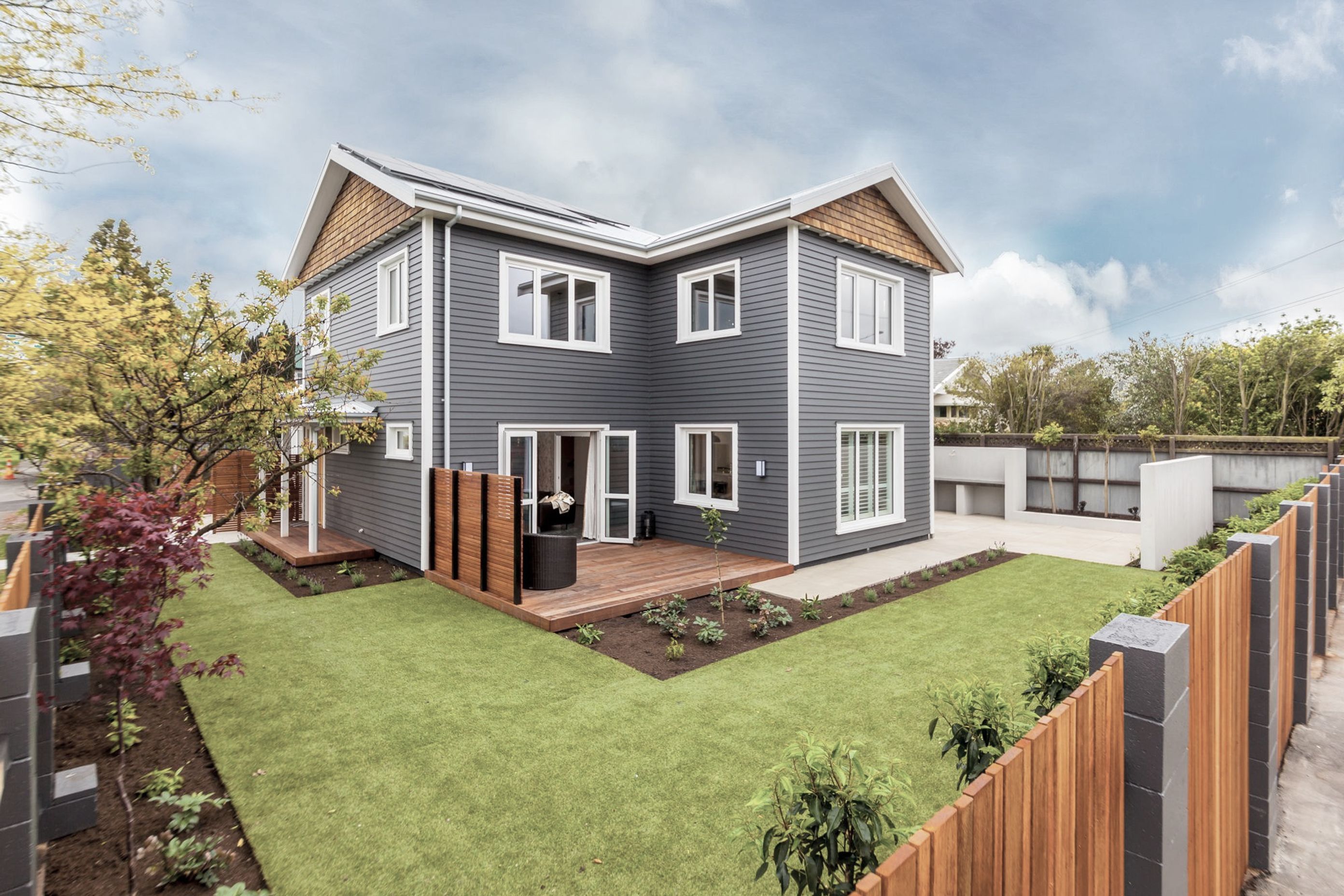A very traditional home that is also a Certified Passive House.