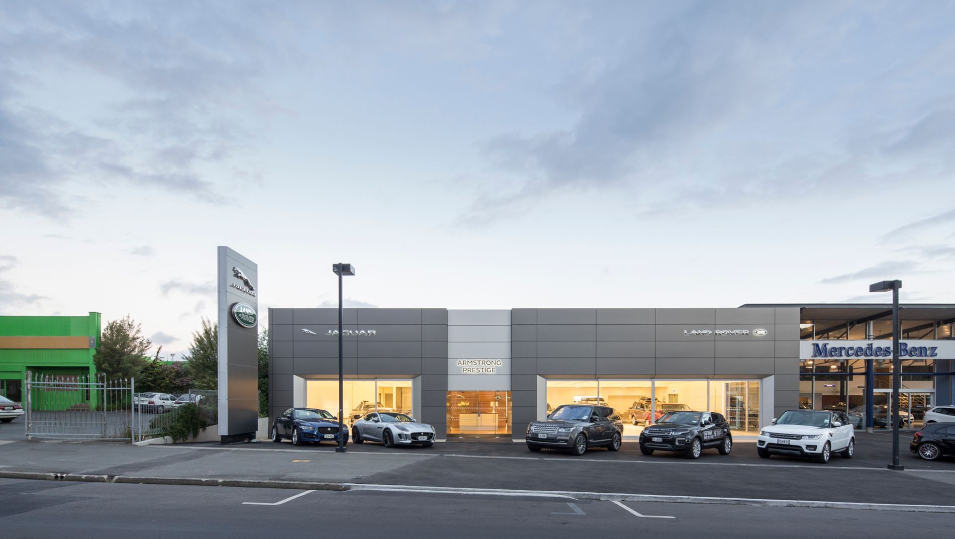 Jaguar - Land Rover Showroom banner