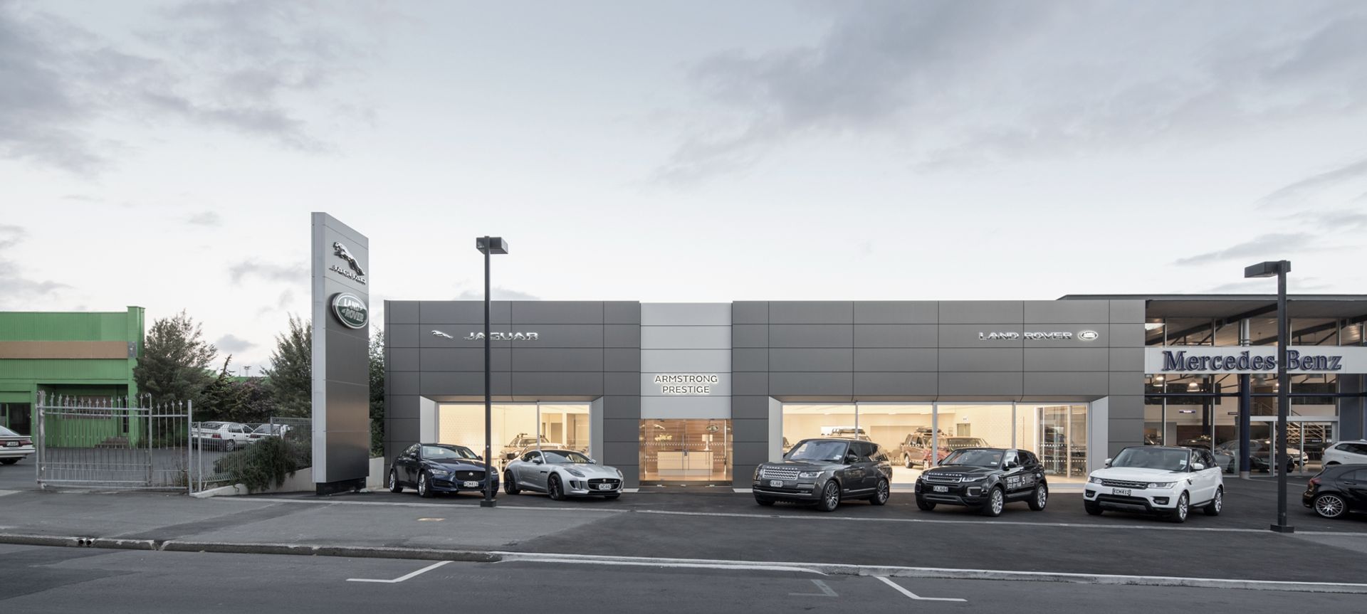 Jaguar - Land Rover Showroom banner