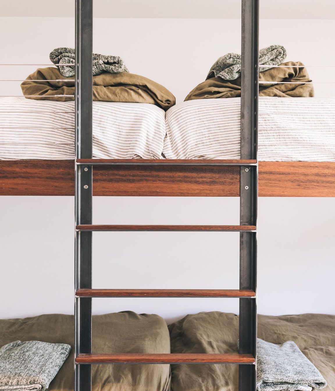 Steel and timber are used throughout to create a rich warmth in material.