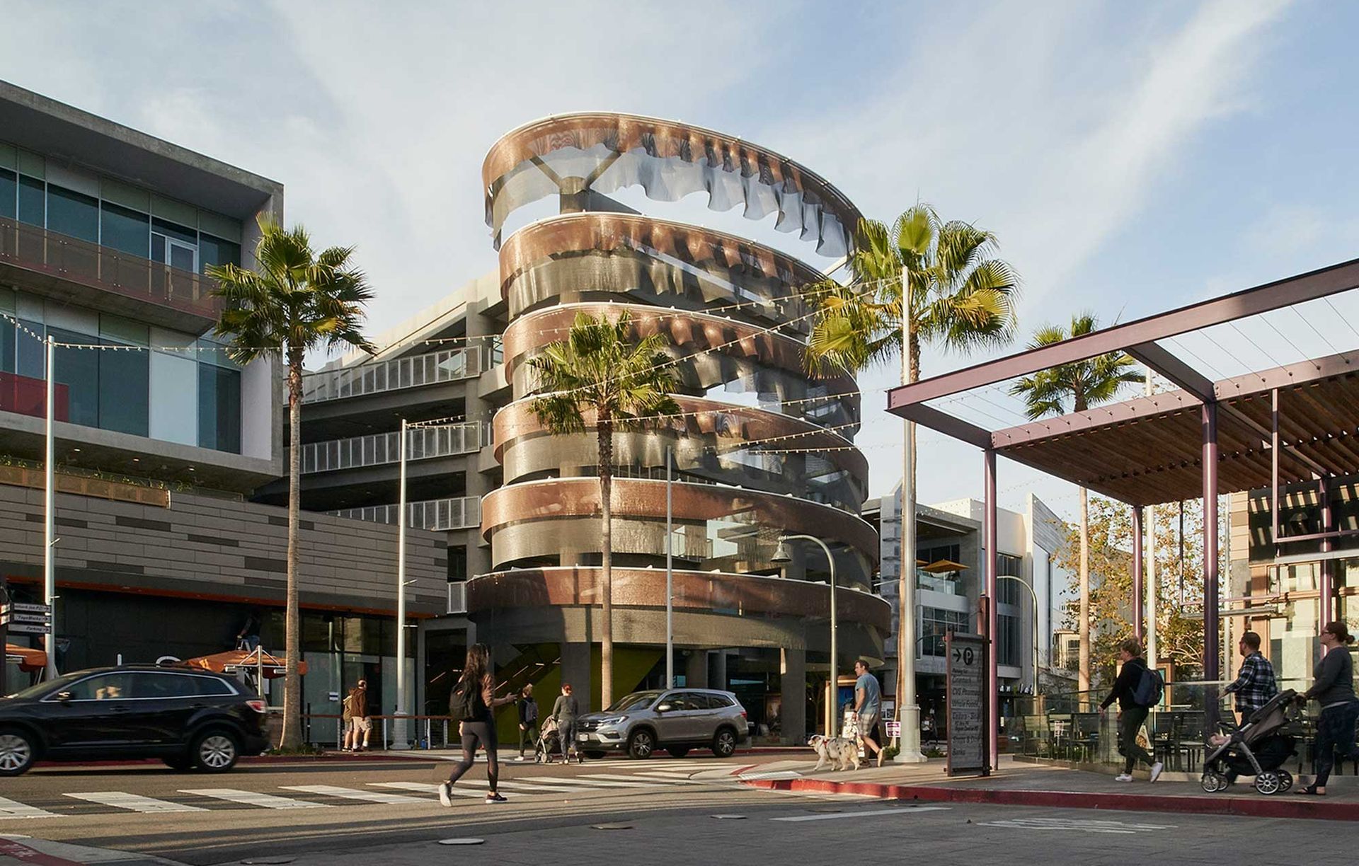 Dynamic Parking Garage Feature with Ned Kahn