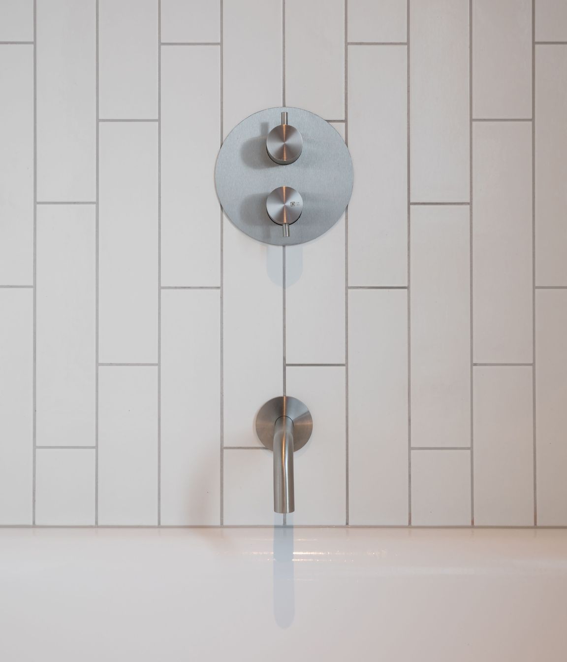 Main Bathroom - Source Series 1245 Mixer &amp; Diverter w/ Custom Spout 110mm