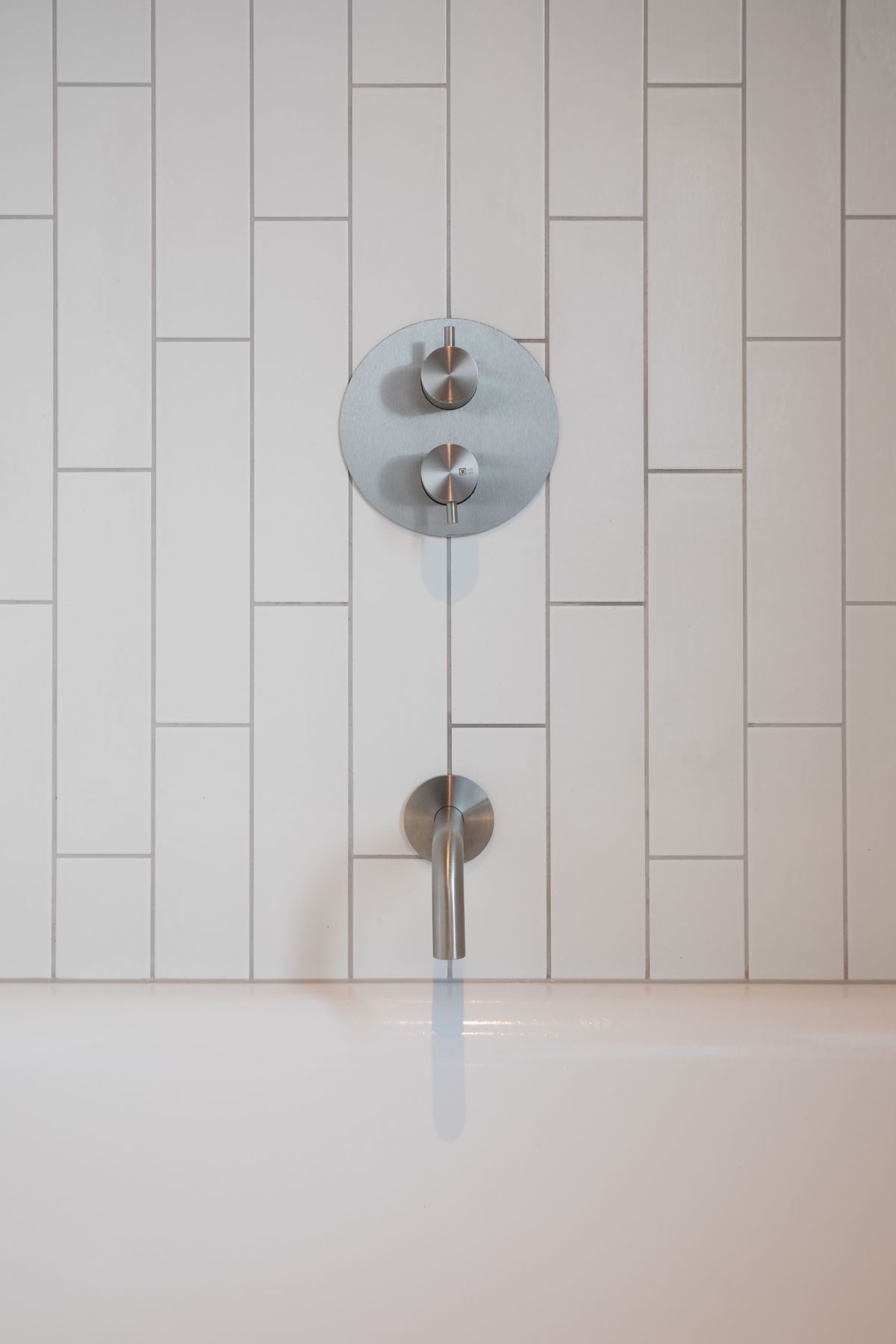 Main Bathroom - Source Series 1245 Mixer & Diverter w/ Custom Spout 110mm