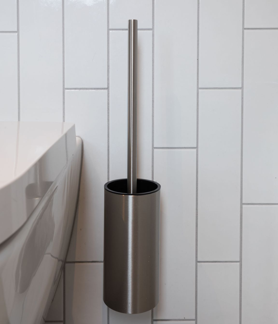 Hewi System 162 Toilet Roll Holder 162.21.10040XA &amp; Toilet Brush Unit 162.20.100XA