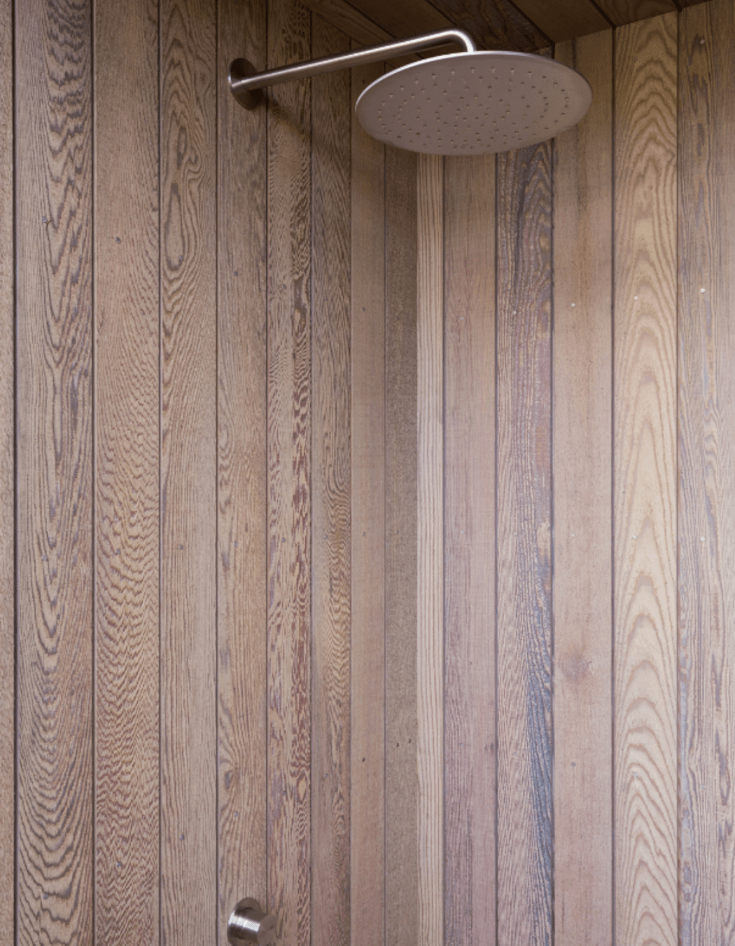 Outdoor Shower - Source 1245 Concealed Mixer w/ BD001 400mm arm & SF028 300mm Rain Shower