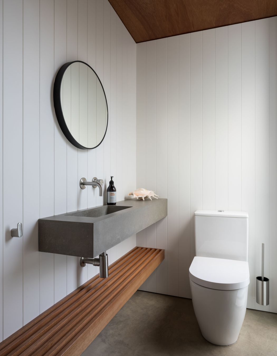 WC - Source 1313 Custom Length Spout 130mm w/ Concealed Mixer, SI006 Bottle Trap