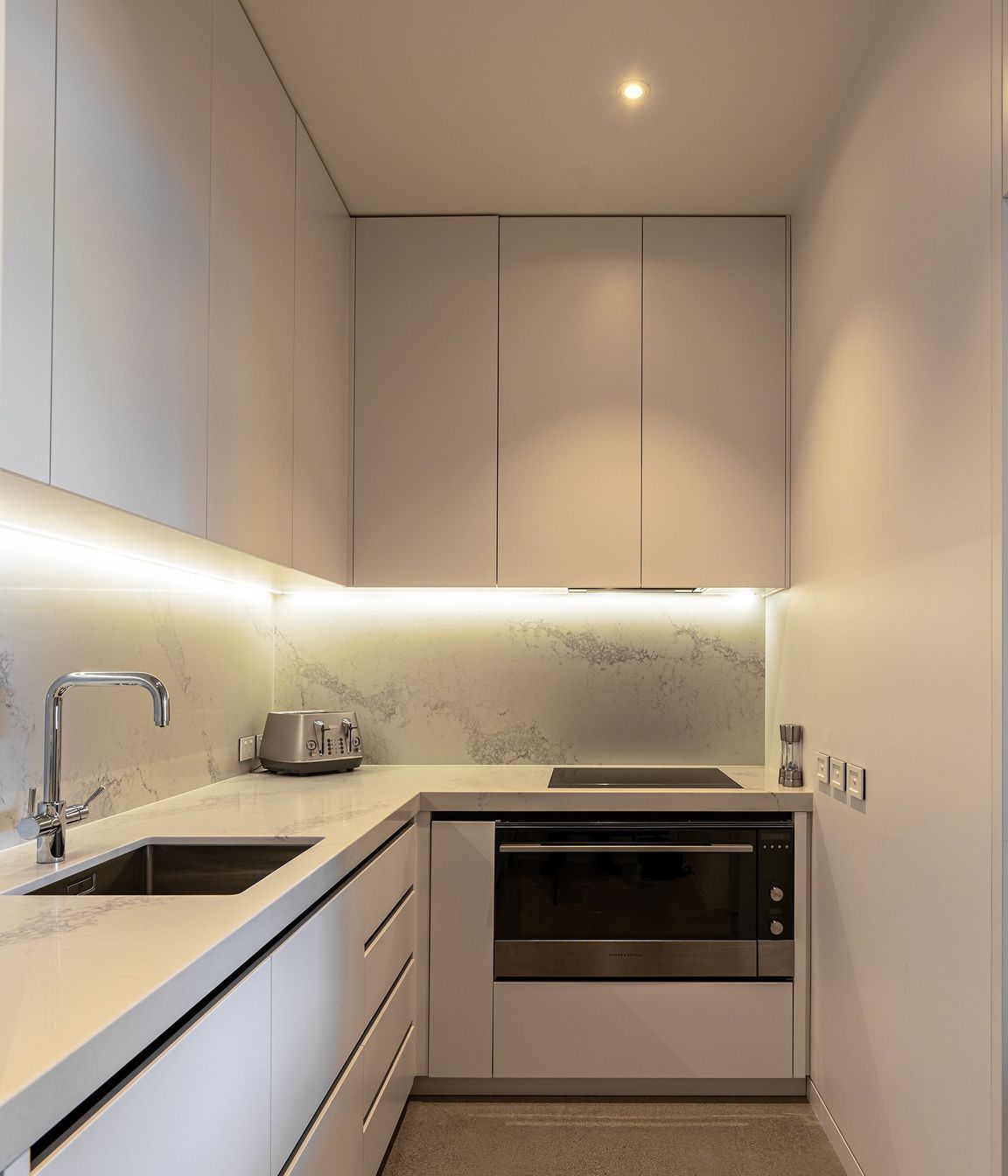 The scullery behind the kitchen.