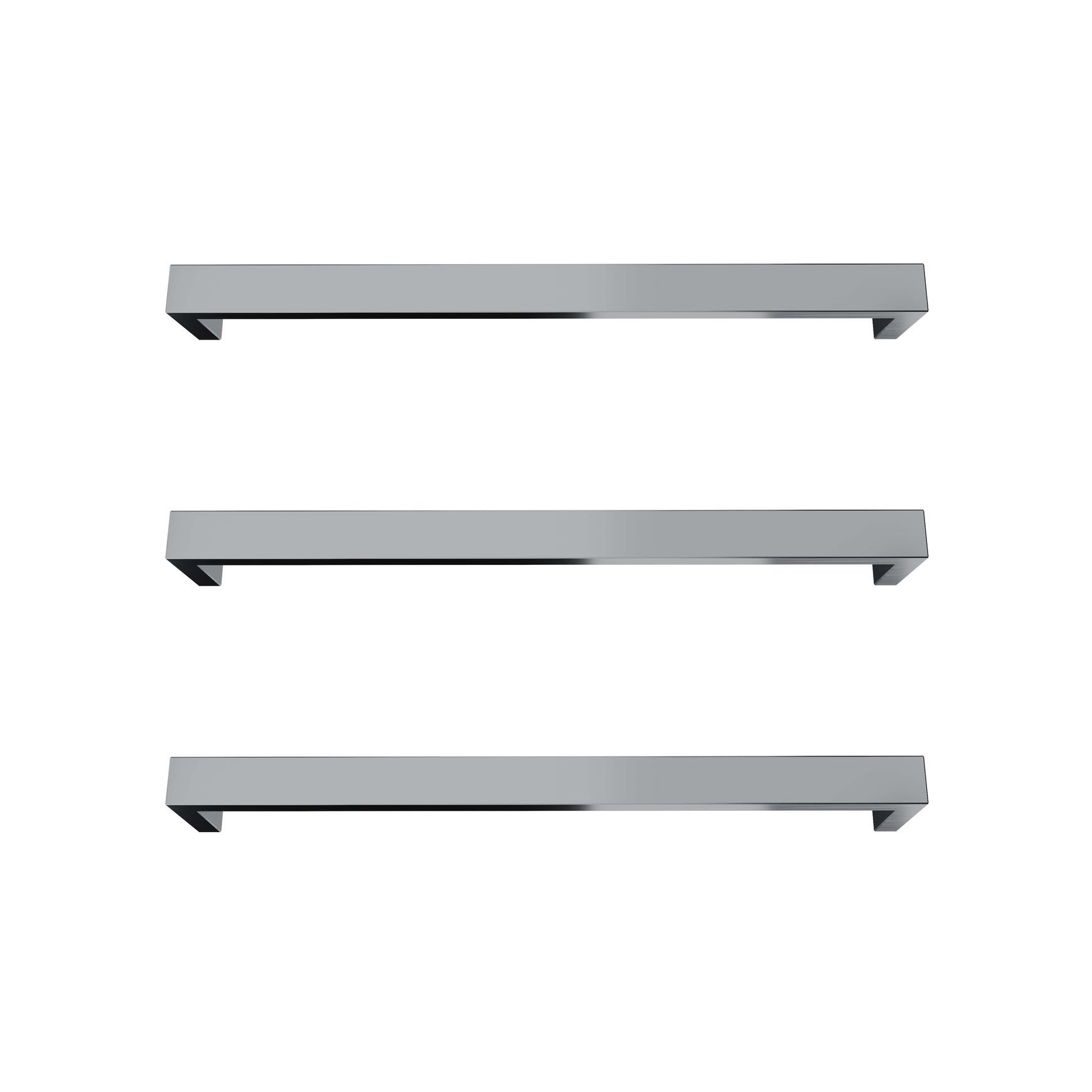 Largo Square Heated Towel Rail - 832mm