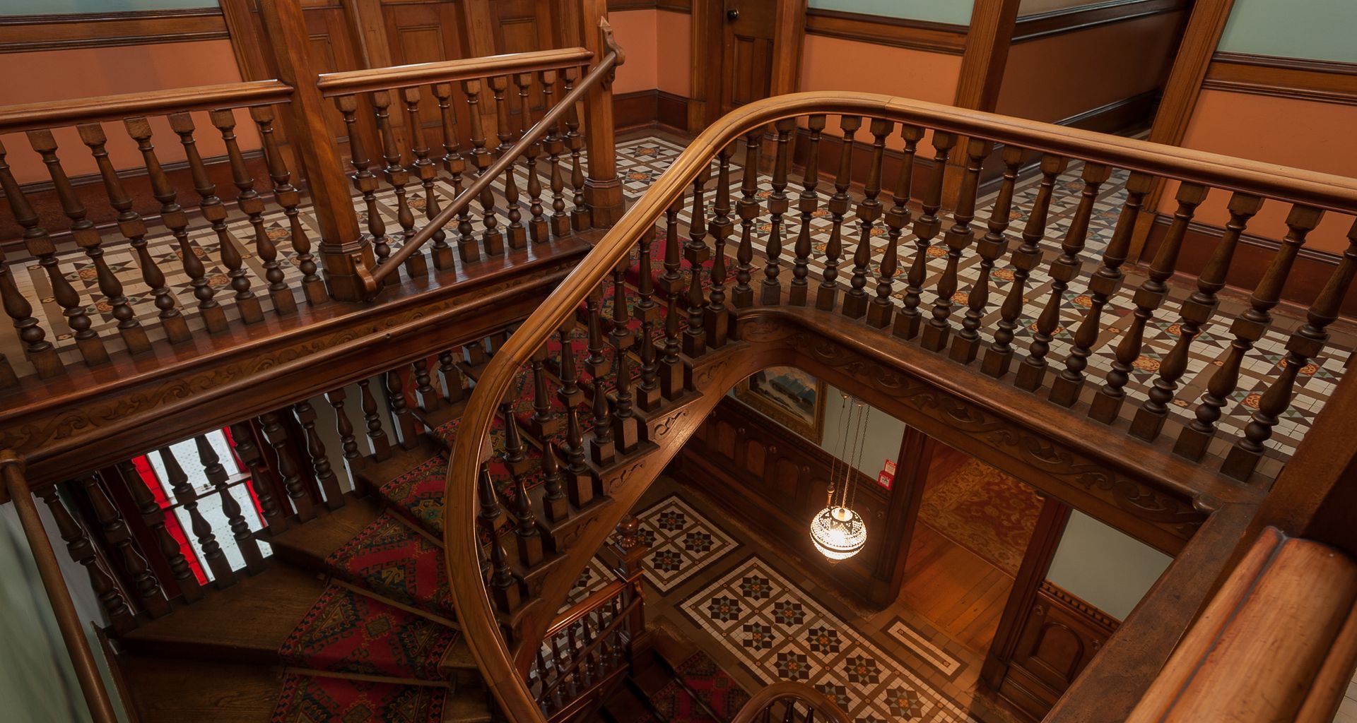 Larnachs Castle Interior, Dunedin, Heritage NZ banner