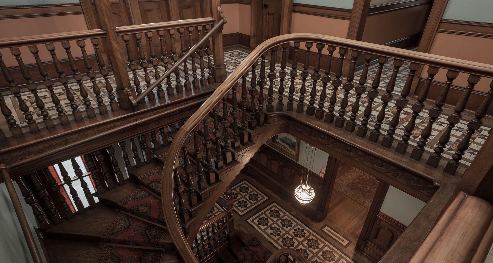 Larnachs Castle Interior, Dunedin, Heritage NZ banner