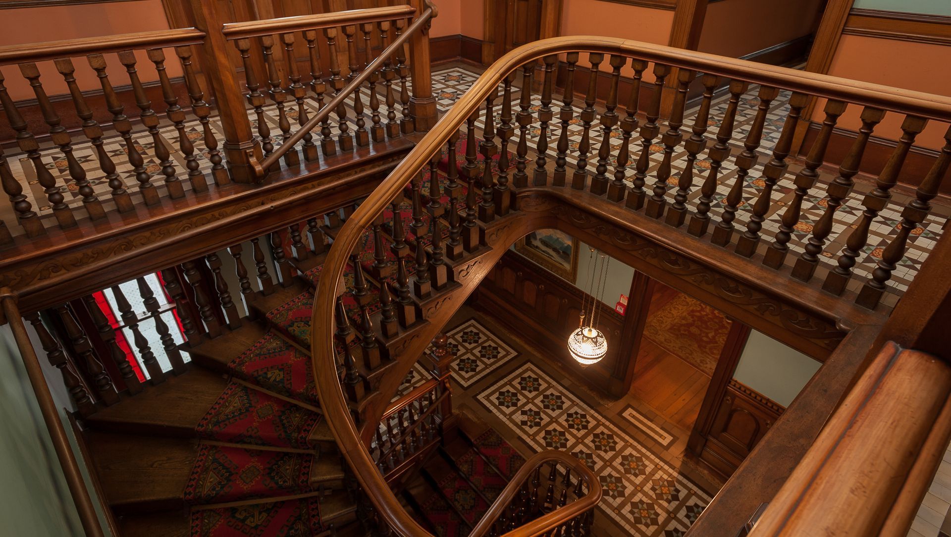 Larnachs Castle Interior, Dunedin, Heritage NZ banner