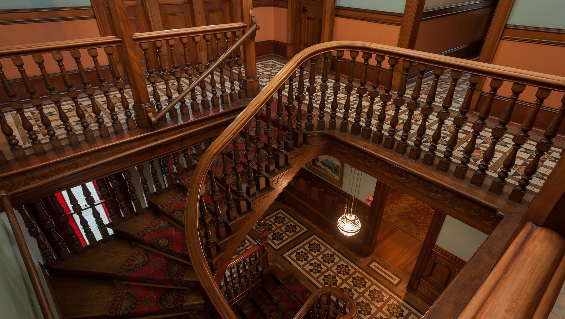 Larnachs Castle Interior, Dunedin, Heritage NZ banner