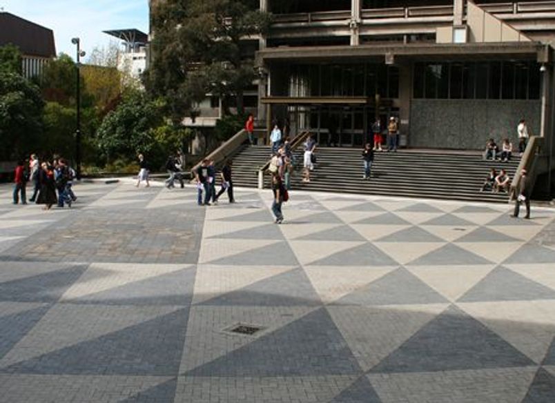 Canterbury University Library Plaza