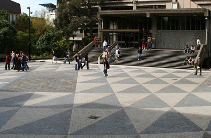 Canterbury University Library Plaza