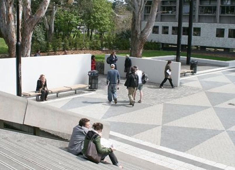 Canterbury University Library Plaza