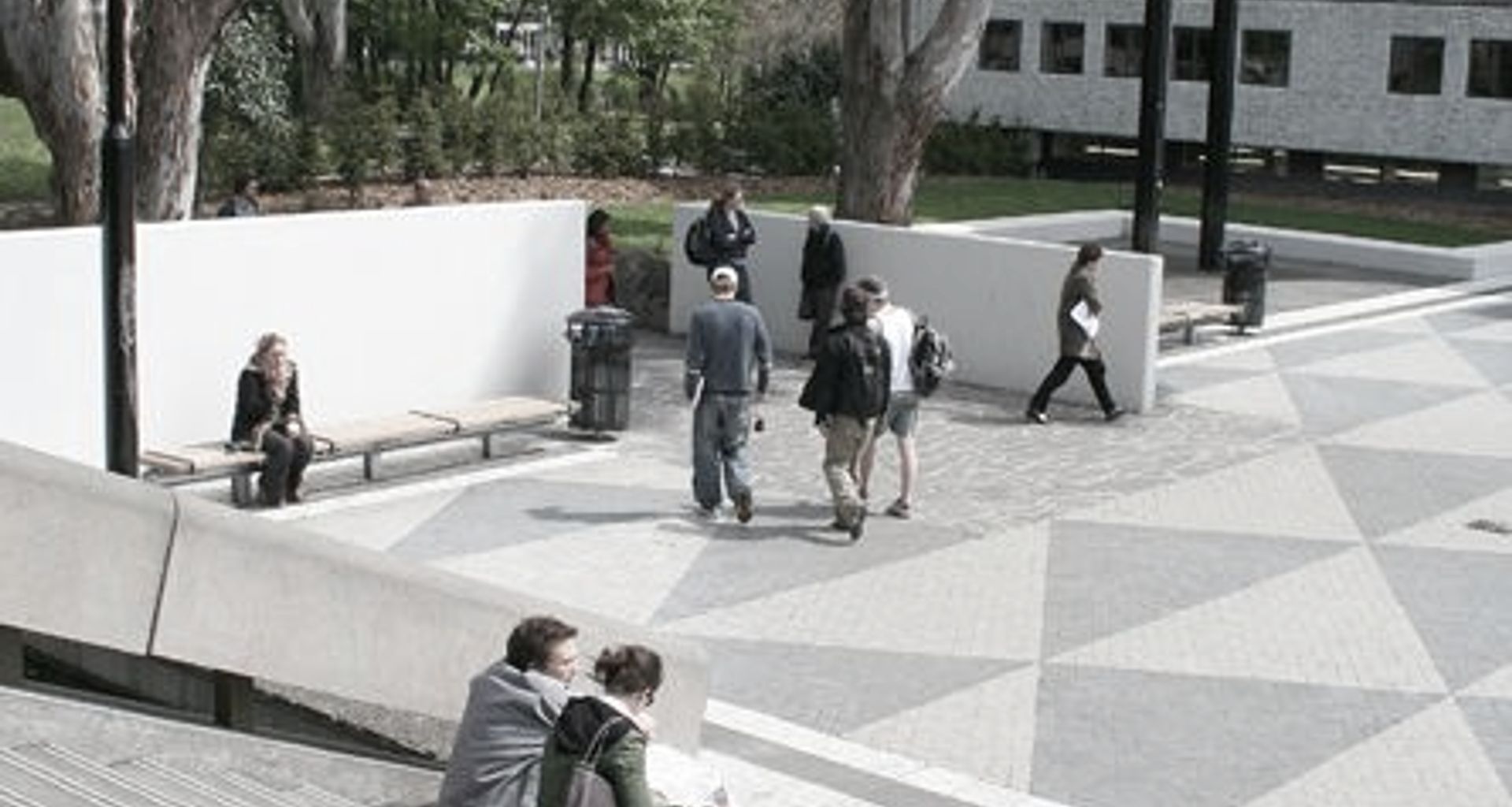 Canterbury University Library Plaza banner