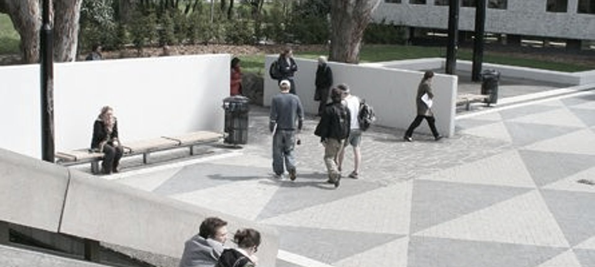 Canterbury University Library Plaza banner