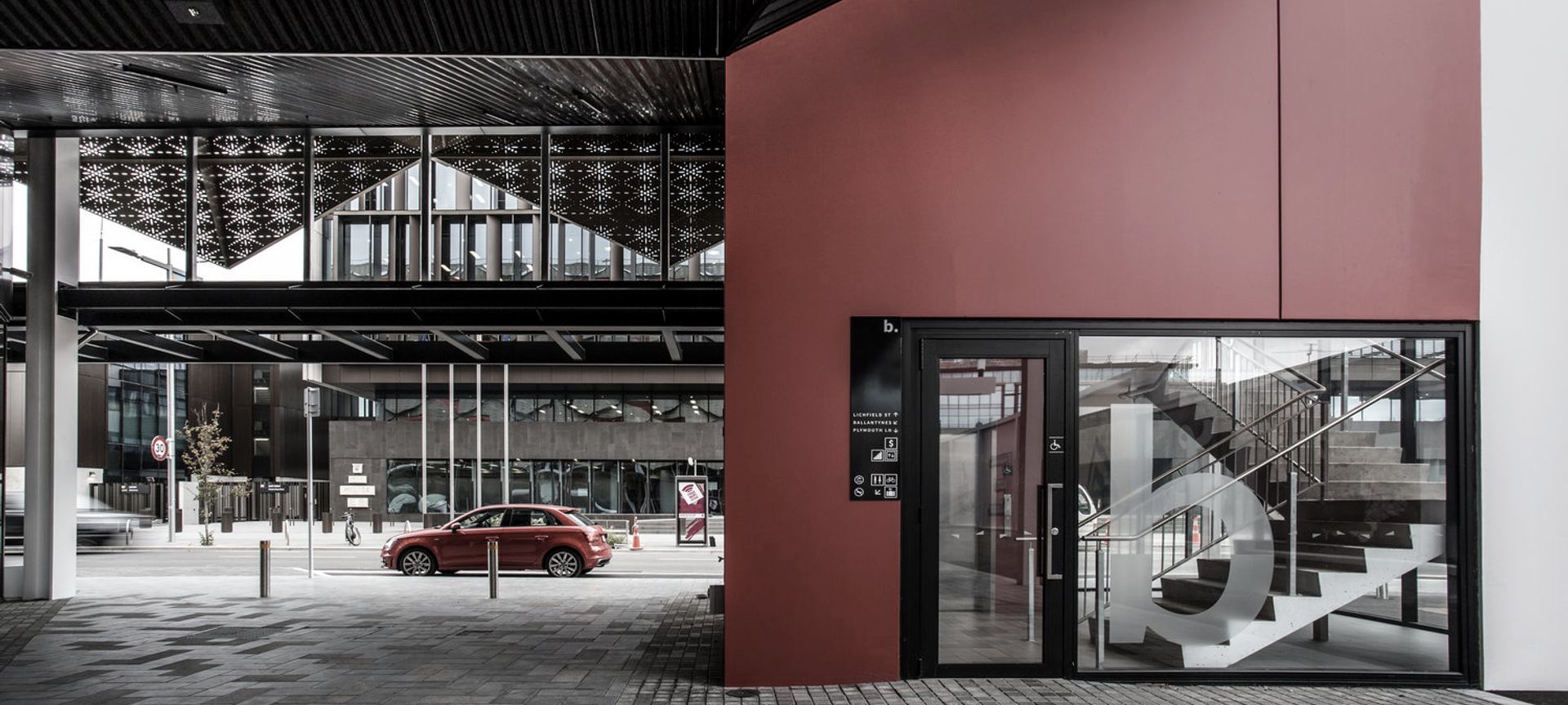 Lichfield Street Car Park banner