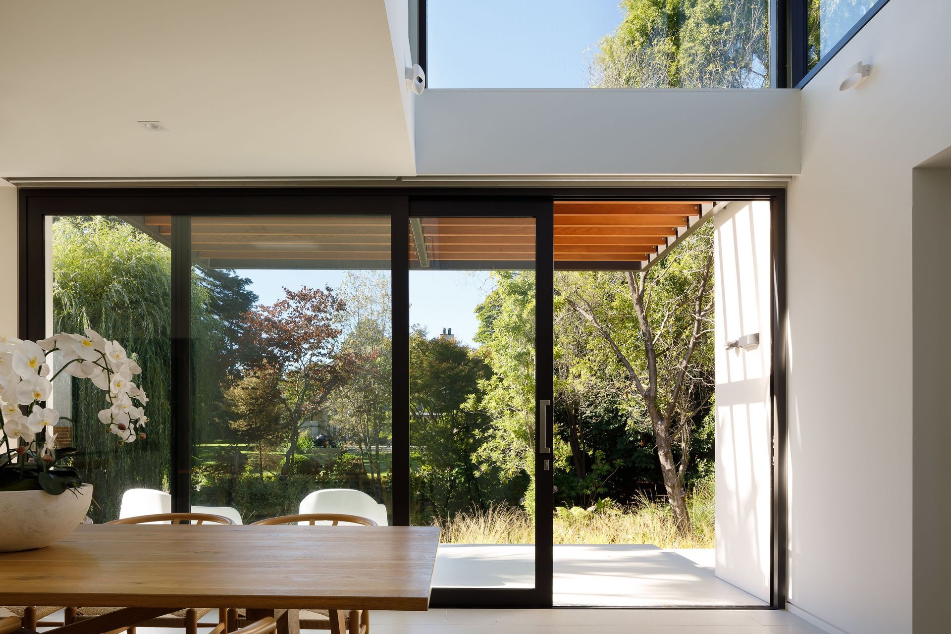 One of two standalone townhouses that open directly onto the river. 