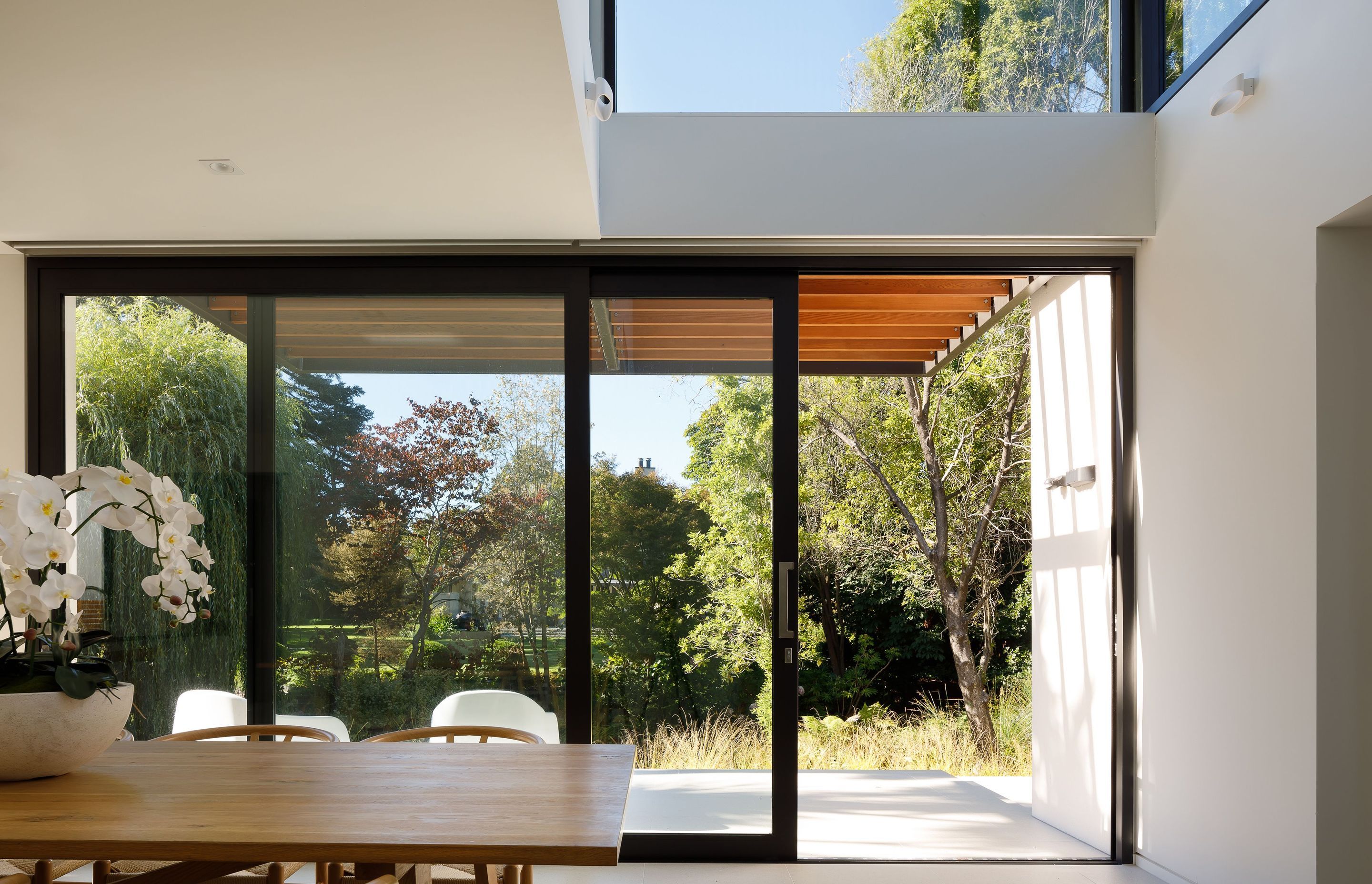 One of two standalone townhouses that open directly onto the river.