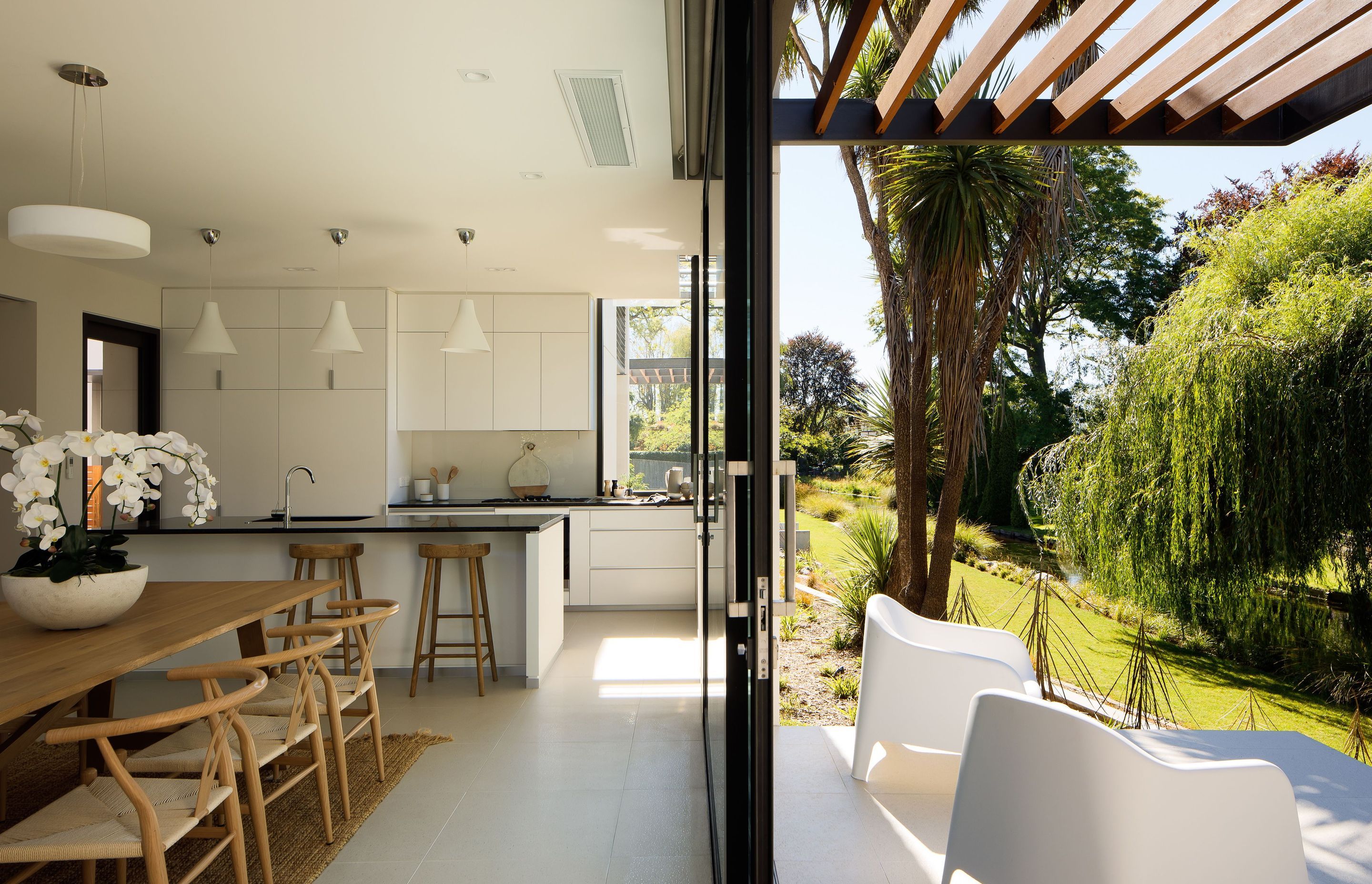 Mature trees and planting define the outlook and sense of history synymous with the landscapes of Christchurch's Fendalton.