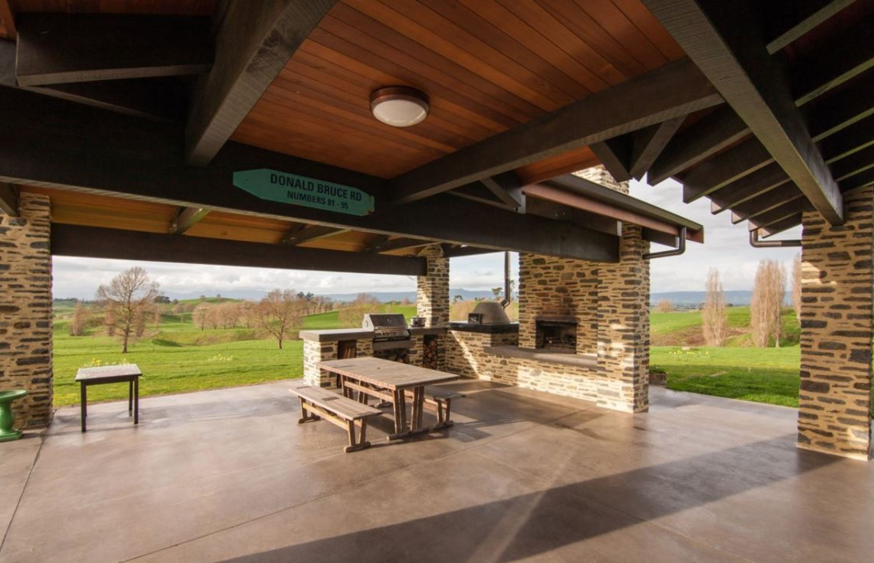 Macrocarpa Beams and Cedar Sarking