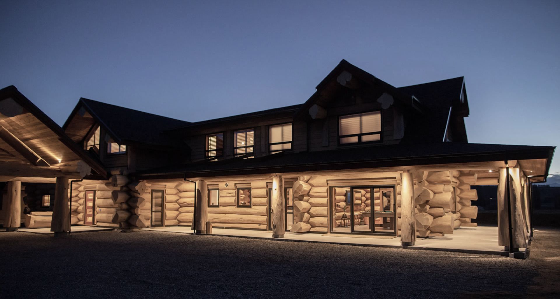 Log Home banner