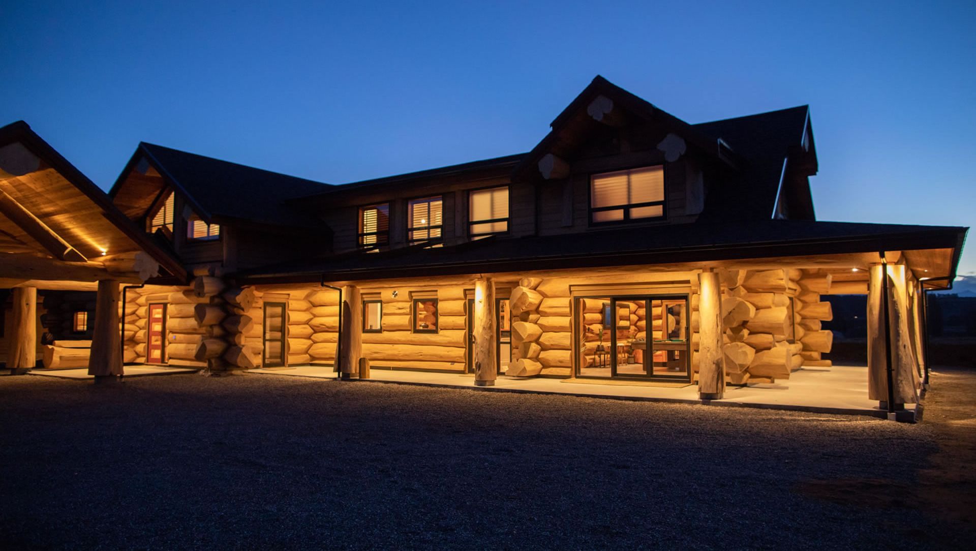 Log Home banner