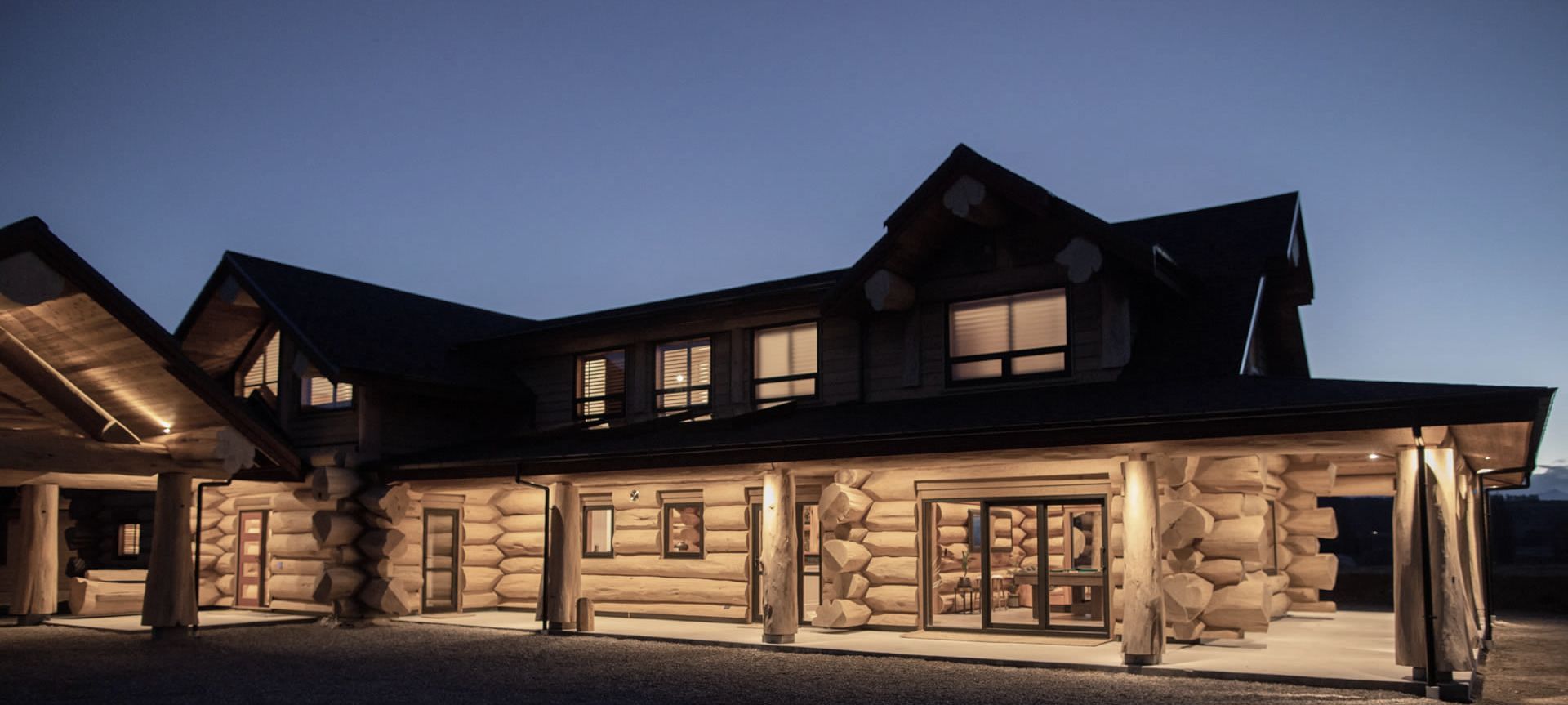 Log Home banner