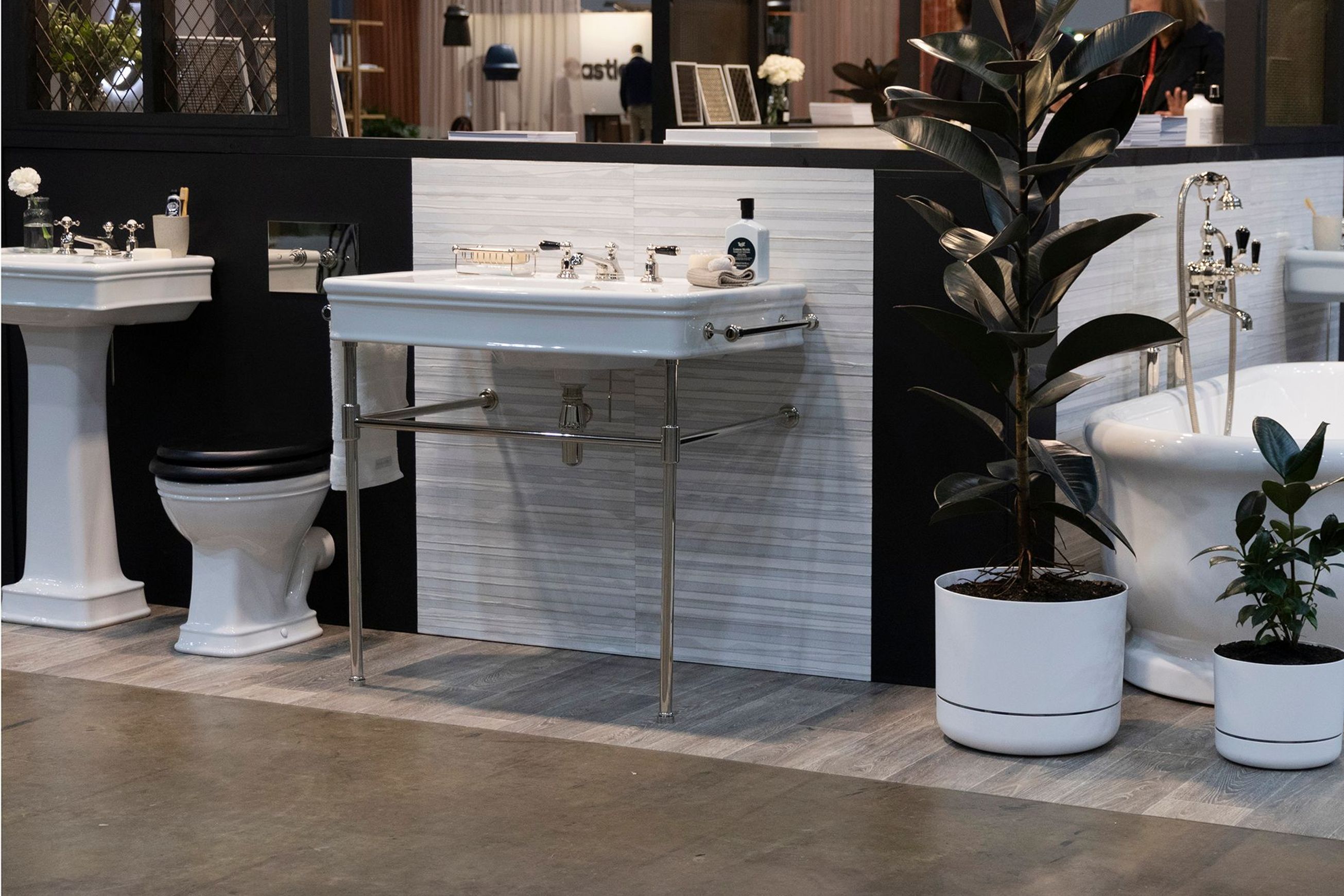 Lonsdale 550mm and 650mm Basin on Basin Stand