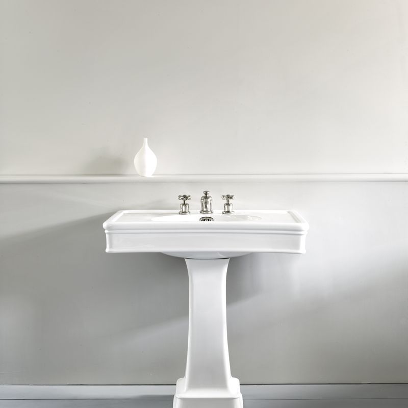 Lonsdale 860mm Basin on Metal Basin Stand