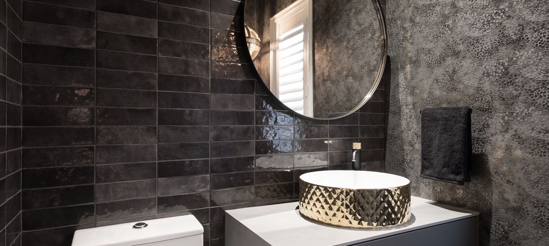 Luxurious Powder Room and Laundry banner