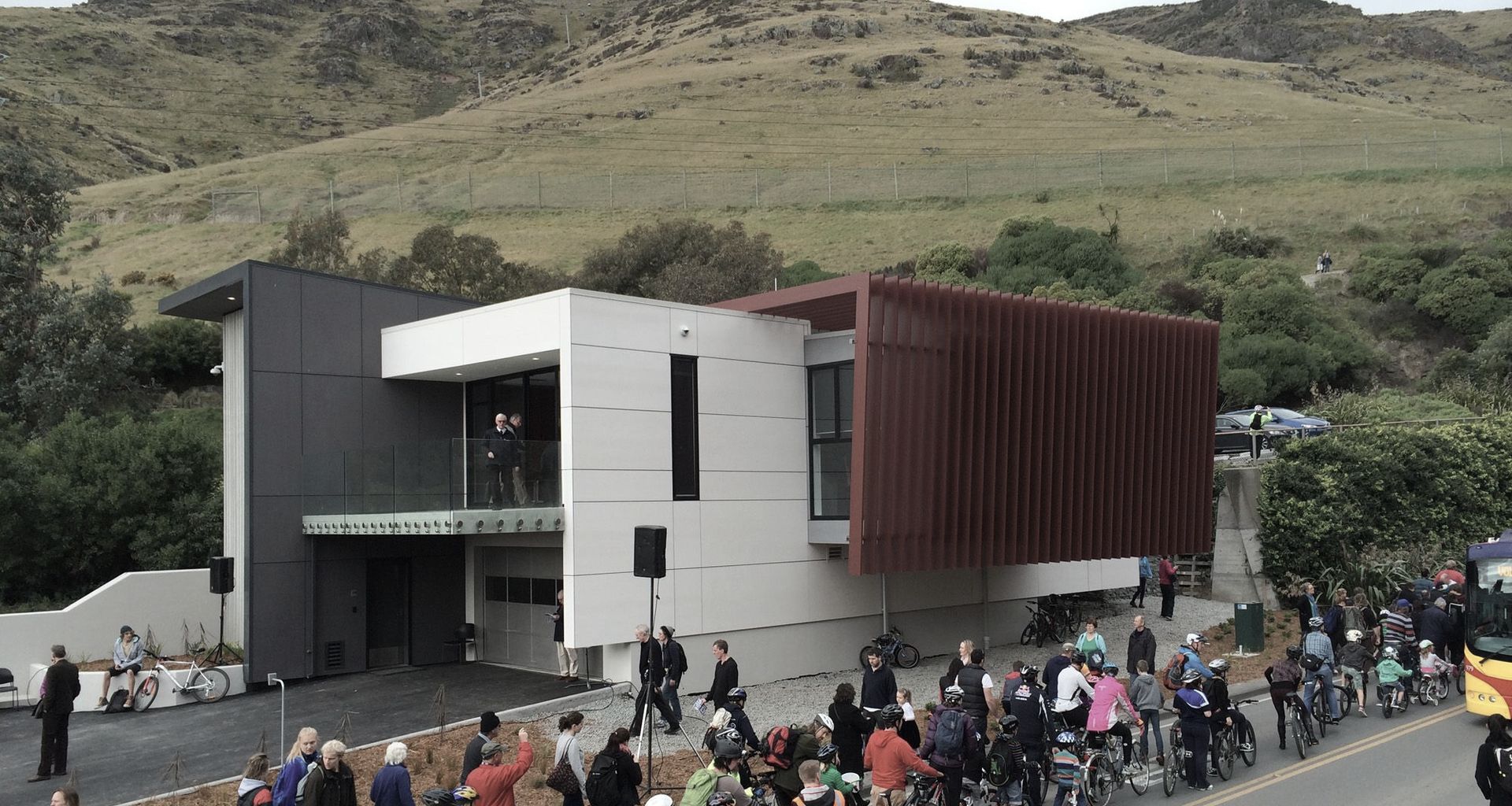Lyttelton Tunnel Control Building banner