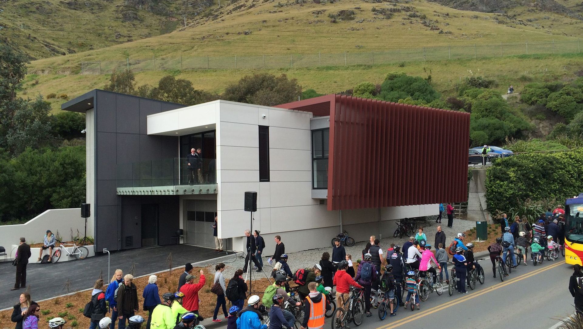 Lyttelton Tunnel Control Building banner