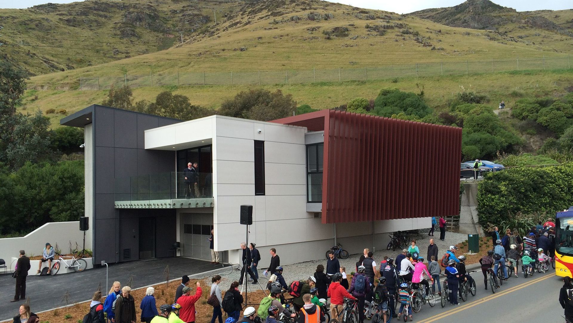 Lyttelton Tunnel Control Building banner