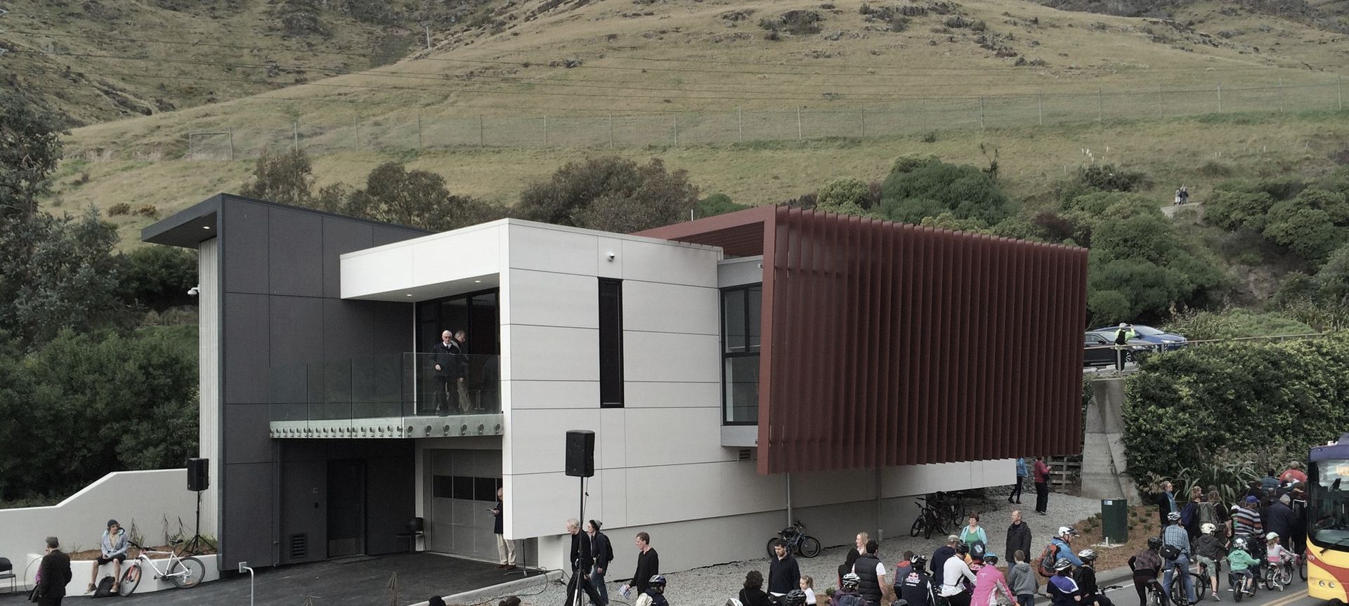 Lyttelton Tunnel Control Building banner
