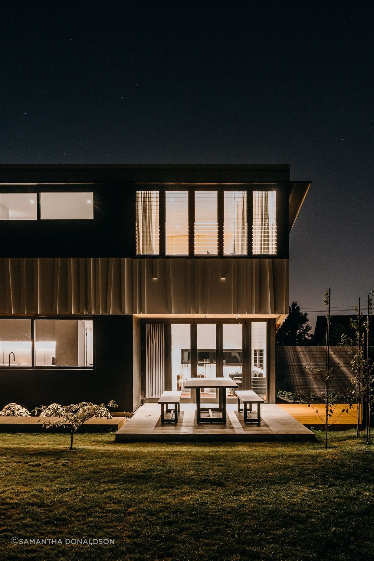 The main outdoor area is located at the rear of the home where a significant grassed area provides ample room for the family to relax and entertain.