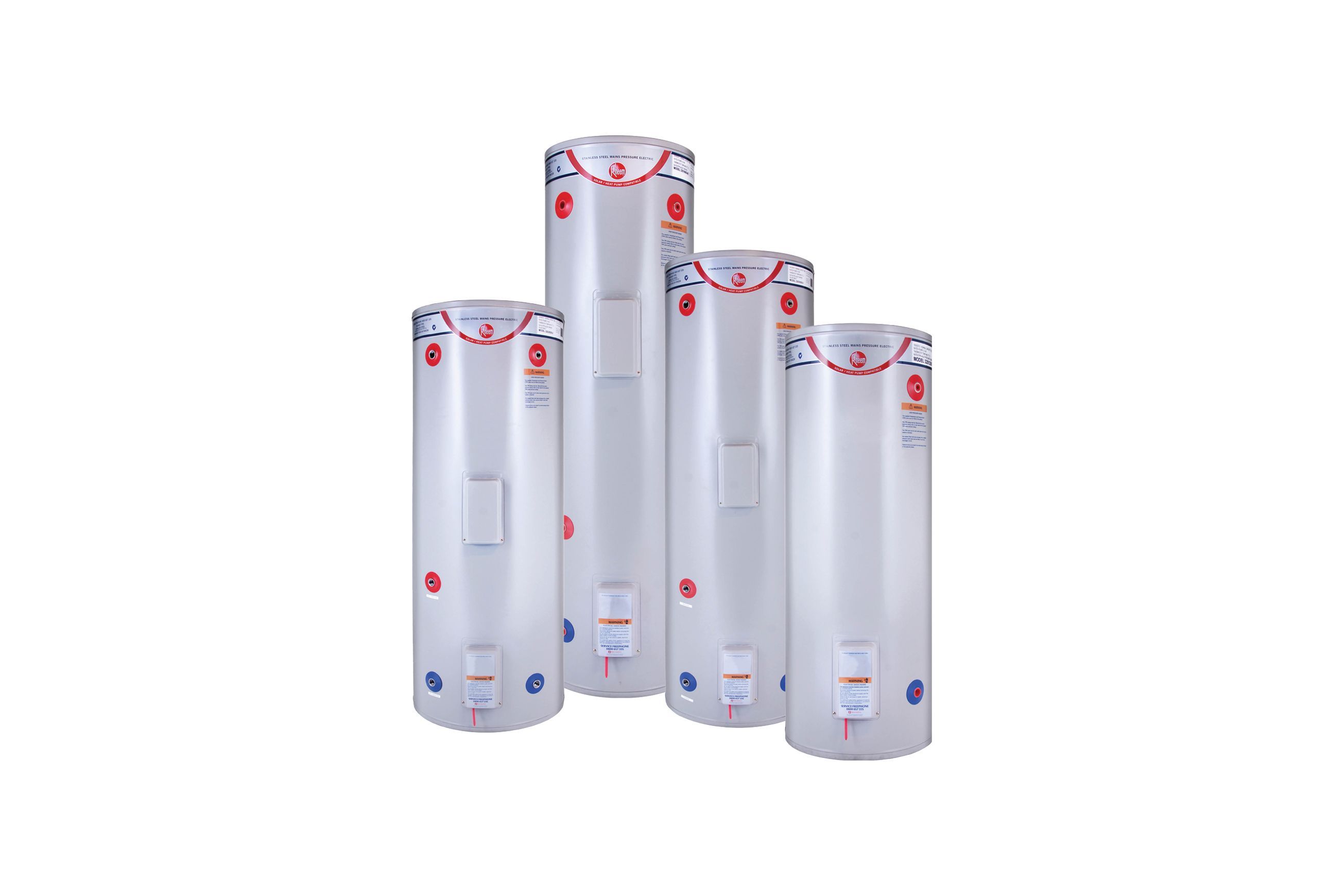 Mains Pressure Stainless Steel Electric Hot Water Cylinder