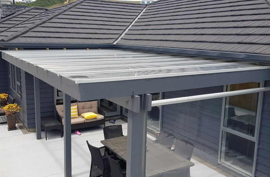 Residential Clear Roof Canopy 
