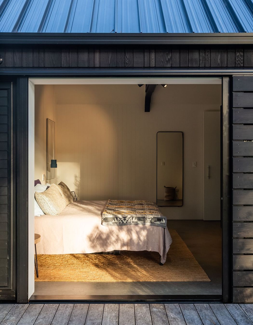 The various entries to the home help to define the relaxed, holiday feeling. 