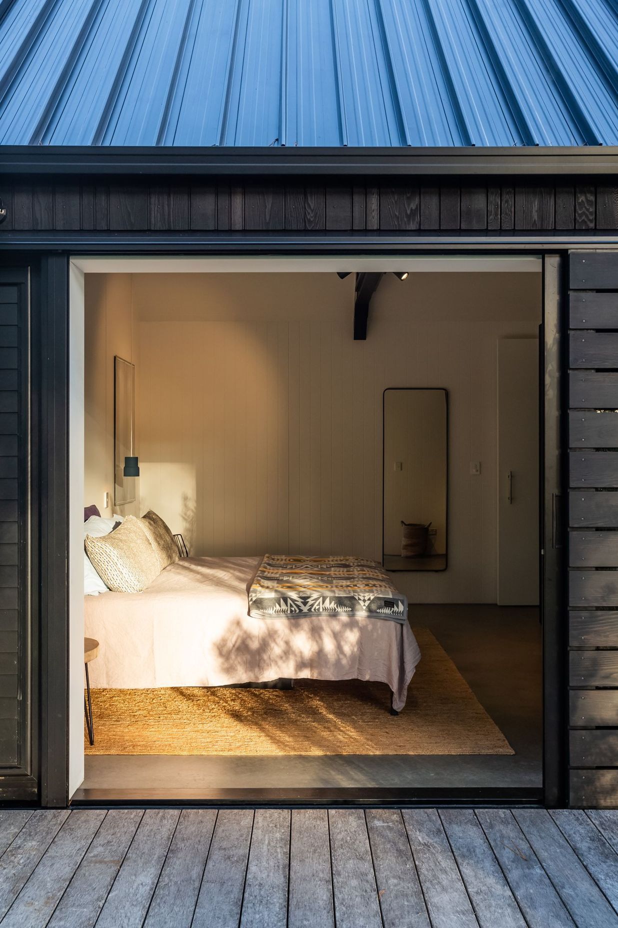 The various entries to the home help to define the relaxed, holiday feeling.