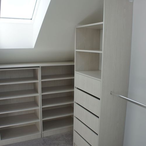 Metro Washed Oak Melamine Wardrobe