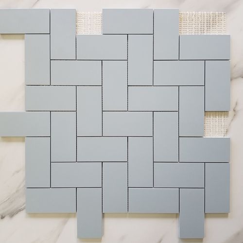 Micro Herringbone Porcelain Tile