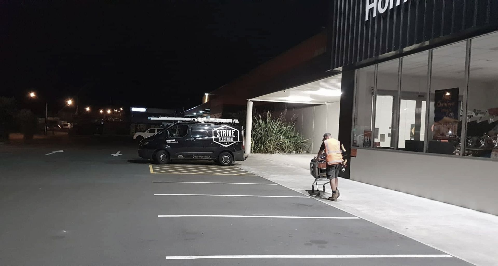 Mitre 10 Tesla Chargers banner