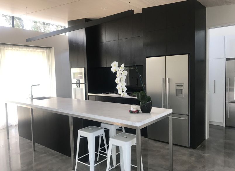 Modern Dark Veneer Kitchen