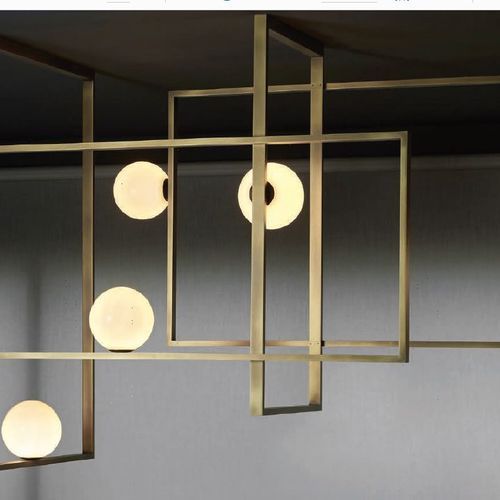 Mondrian Glass Ceiling Light